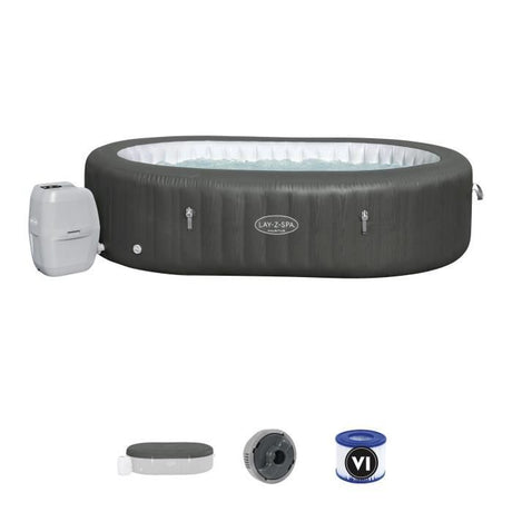 Spa gonflable BESTWAY - Lay-Z-Spa Mauritius - Avec Wifi - Airjet 180 Airjets - 270 x 180 x 71 cm - 5 a 7 places - Rectangulaire