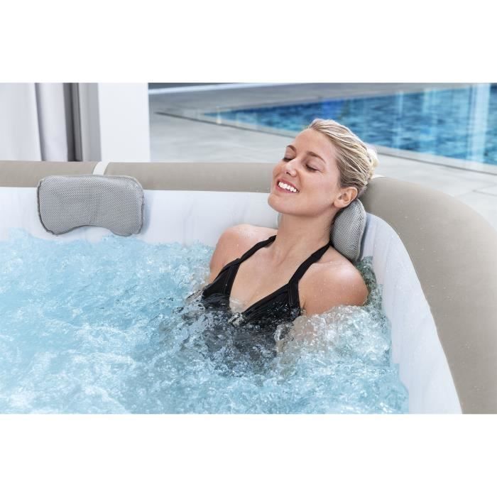 Spa gonflable BESTWAY - Lay-Z-Spa Cabo - Smart Hydrojet 140 jets - 180 x 71 cm - 4 a 6 places - Rond (couverture, cartouche)