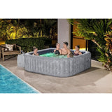 Spa gonflable BESTWAY - Lay-Z-Spa San Francisco Hydrojet Pro - 230 x 230 x 71 cm - 5/7 places - CarrÈ (b‚che, une cartouche)