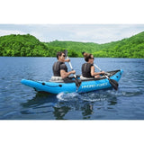 Kayak gonflable - BESTWAY - Cove Champion X2 Hydro-Force - 331x88cm - 2 places - 180kg max - 2 pagaies, 2 ailerons amovibles +