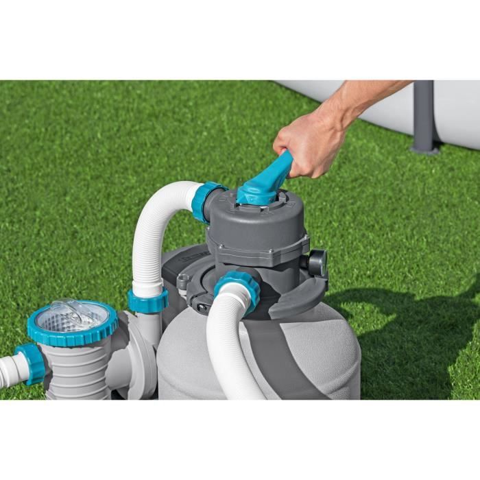 Filtre a sable / pompe de filtration pour piscine jusqu'a 54 m3- Bestway - 8 327 L/h - Avec préfiltre
