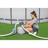 Filtre a sable / pompe de filtration pour piscine jusqu'a 66 m3 - Bestway -11 355 L/h - Avec préfiltre