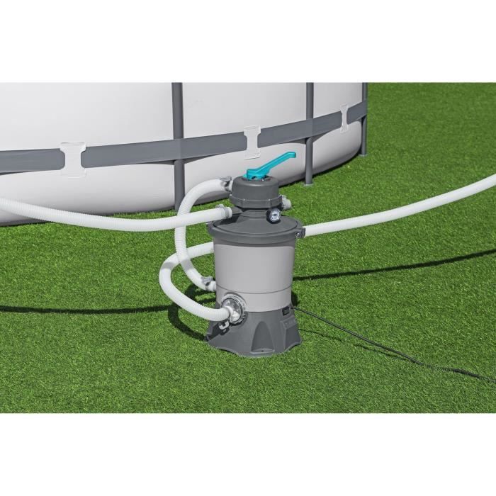 Filtre a sable / pompe de filtration pour piscine jusqu'a 18 m3- Bestway - 3 596 L/h - Avec préfiltre