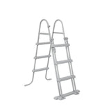 Kit Piscine hors sol tubulaire BESTWAY - Steel Pro MAX - 427 x 250 x 100 cm - Ovale (Avec filtre a cartouche, 1 cartouche et échell