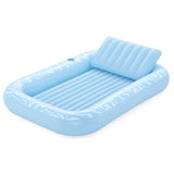 Bouée gonflable - Bestway - matelas de bronzage et piscine Sun-Kissed - 203 x 137 x 25,5 cm - avec oreiller