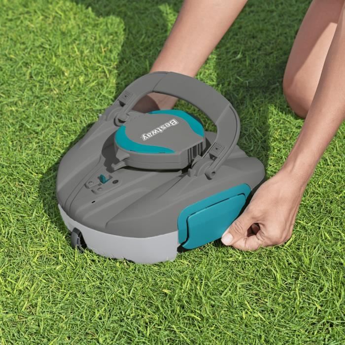 Robot aspirateur - Bestway - Agathe - Rechargeable et autonome - nettoyage fond plat - 15 m² max