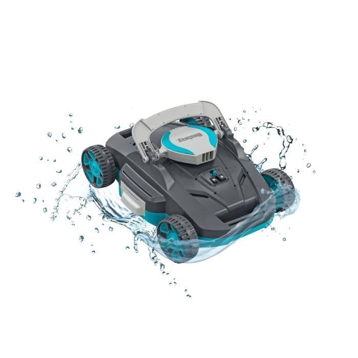 Robot aspirateur - Bestway - Platine - Rechargeable et autonome - nettoyage fond plat - 20 m² max