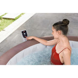 Spa gonflable BESTWAY - Lay-Z-Spa Hawaii - 140 airjets - 196 x 71 cm - 4 a 6 places - Rond (couverture, cartouche, diffuseur)