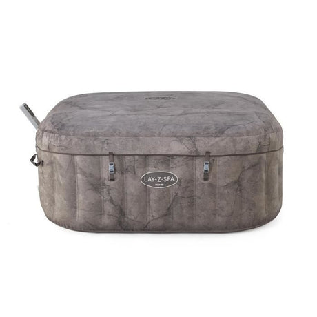 Spa gonflable BESTWAY - Lay-Z-Spa Rome - 140 airjets - 180 x 180 x 71 cm - 4 a 6 places - Carré (couverture, cartouche, diffuseur)
