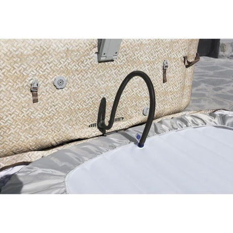 Spa gonflable BESTWAY - Lay-Z-Spa Rome - 180 airjets - 201 x 201 x 71 cm - 5 a 7 places - Carré (couverture, cartouche, diffuseur)