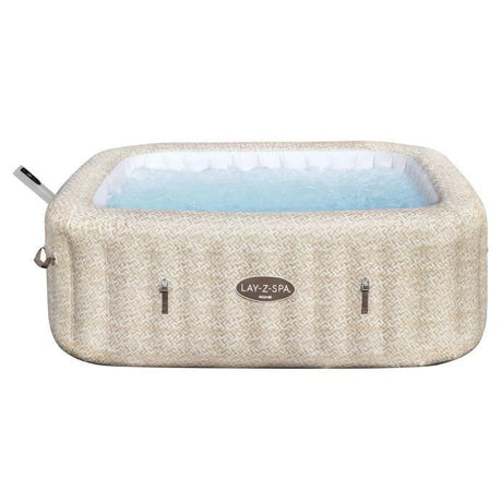 Spa gonflable BESTWAY - Lay-Z-Spa Rome - 180 airjets - 201 x 201 x 71 cm - 5 a 7 places - Carré (couverture, cartouche, diffuseur)