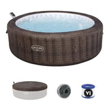 Spa gonflable BESTWAY - Lay-Z-Spa Bali - 180 airjets - 216 x 71 cm - 5 a 7 places - Rond (couverture, cartouche, diffuseur)