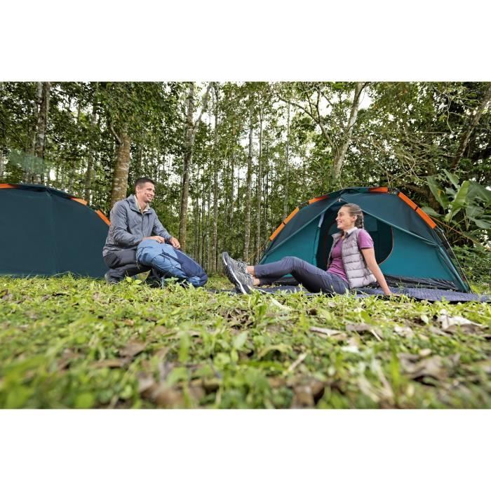 Matelas gonflable - BESTWAY - 671BU - Tritech Queen - 2 places, pompe USB intégrée, 2,03 m x 1,52 m x 36 cm