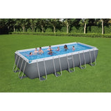 Kit Piscine hors sol tubulaire BESTWAY - Steel Pro Max - 640 x 274 x 132 cm - Rectangulaire (Filtre a sable, bâche, échelle)