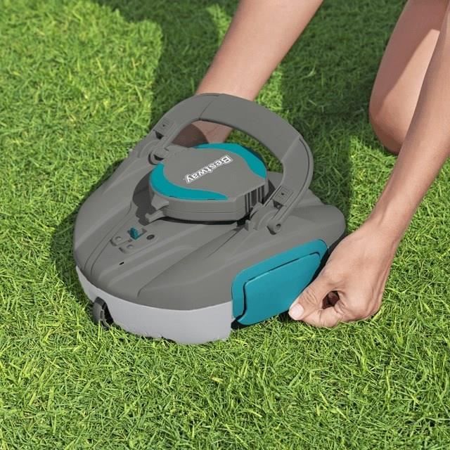 Robot aspirateur - Bestway - Cristal - Rechargeable et autonome - 10m˛