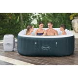 Spa gonflable BESTWAY - Lay-Z-Spa Ibiza - 140 airjets - 180 x 180 x 66 cm - 4 a 6 places - Carré (avec couverture, cartouche)