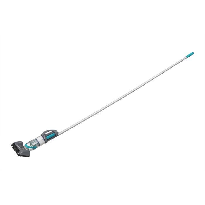 Aspirateur de piscine a main AquaGrip, temps de marche 90 minutes, pour piscines jusqu'a 6,10m de diametre