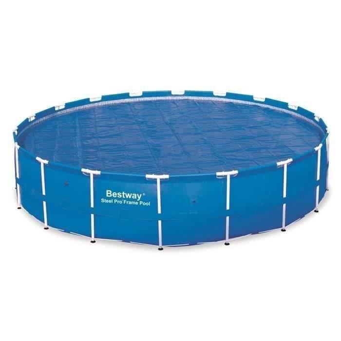 Solar tarpaulin - BESTWAY - Frame Pool - Diameter 521cm - Blue - 150 grs/m2