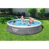 Kit Piscine hors sol autoportante BESTWAY - Fast Setô - 396 x 84 cm - Ronde (LivrÈe avec une pompe de filtration)