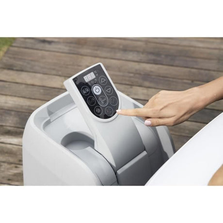 Spa gonflable BESTWAY - Lay-Z-Spa Miami - 120 airjets - 180 x 66 cm - 2 a 4 places - Rond (couverture, cartouche, diffuseur)