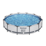 Kit Piscine hors sol tubulaire BESTWAY - Steel Pro Max - 366 x 76 cm - Ronde - (Inclus 1 pompe de filtration et 1 cartouche)