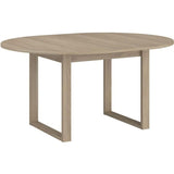 Table a Manger Extensible  BETTY - Ronde - Chene Dakota - 4 / 6 personnes - 120 / 155 x 120 x 75 cm