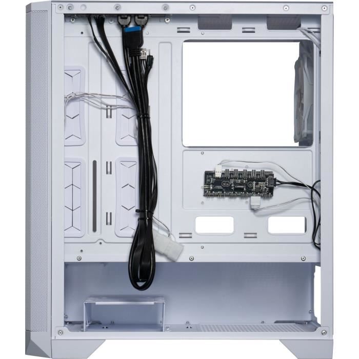 BITFENIX Nova Mesh SE TG 4ARGB (Blanc) - Boitier sans alimentation - Moyen tour - Format ATX