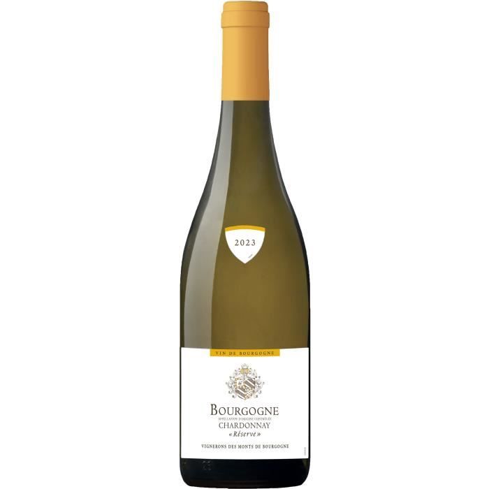 Vignerons des Monts de Bourgogne 2023 Bourgogne Chardonnay Réserve - Vin blanc de Bourgogne
