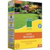 Gazon - BHS - Gazon Rustique 1 KG - Plus résistant et mieux protégé - Rapide et Durable - Tous Types de Terrain et Climats, Robuste