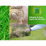 Semence de gazon - BHS - Gazon Rustique 1kg - Plus résistant et mieux protégé - Rapide et Durable - Tous Types de Terrain et Climats
