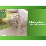 Gazon Regarnissage Terrain Sec - BHS - 1kg | 40 m² | Résistant et durable, avec excellente pérennité et tolérance aux piétinements.