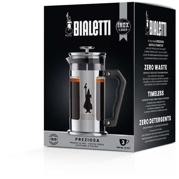 Cafetiere a piston - BIALETTI - 0003160/NP - 350 ml - Acier