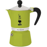 Cafetiere italienne - BIALETTI - RAINBOW - 6 tasses - 0,30 L - Vert