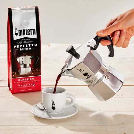 Cafetiere italienne - BIALETTI - Moka Express - Tous feux sauf induction - 12 tasses - 770 ml - Inox