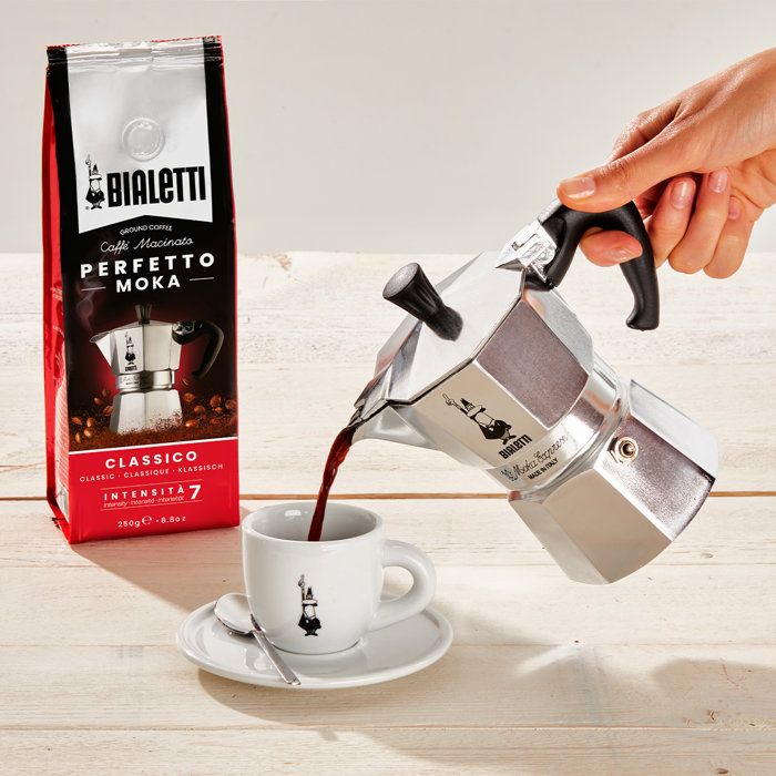 Cafetiere italienne - BIALETTI - Moka Express - Tous feux sauf induction - 12 tasses - 770 ml - Inox