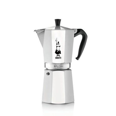 Cafetiere italienne - BIALETTI - Moka Express - Tous feux sauf induction - 18 tasses - 810 ml - Inox
