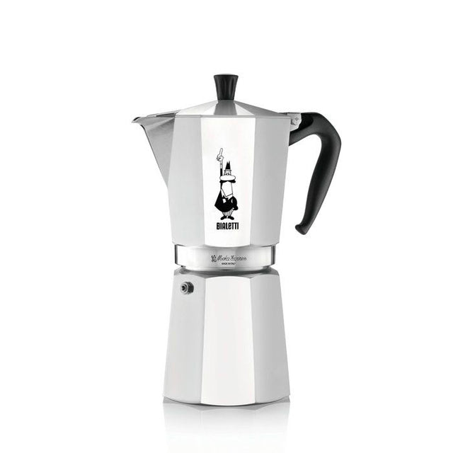 Cafetiere italienne - BIALETTI - Moka Express - Tous feux sauf induction - 18 tasses - 810 ml - Inox