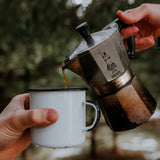 Cafetiere italienne - BIALETTI - Moka Express - Tous feux sauf induction - 2 tasses - 90 ml - Inox