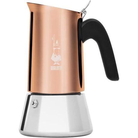 Cafetiere italienne - BIALETTI - NEW VENUS - 6 tasses - 0,24 L - Cuivre - compatible induction