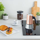 Cafetiere italienne - BIALETTI - NEW VENUS - 6 tasses - 0,24 L - Cuivre - compatible induction