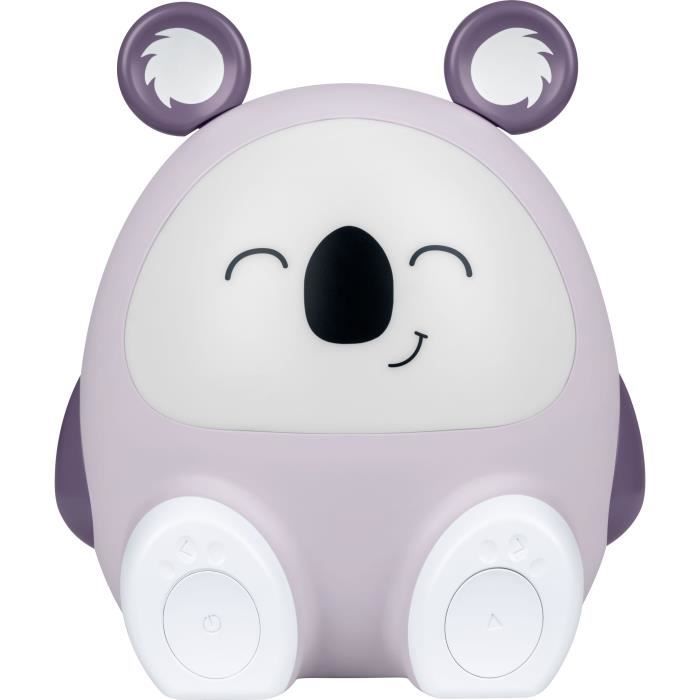 Enceinte lumineuse & veilleuse - BIGBEN - Koala - Bluetooth 5.0, 15W, Veilleuse réglable, Minuterie, Batterie USB-C