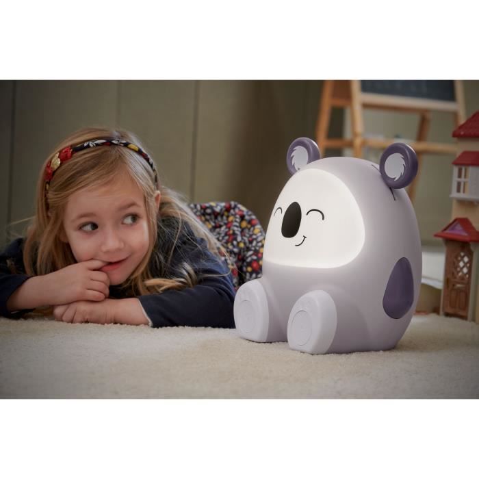 Enceinte lumineuse & veilleuse - BIGBEN - Koala - Bluetooth 5.0, 15W, Veilleuse rÈglable, Minuterie, Batterie USB-C