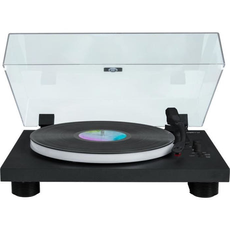 Tourne-disques BIGBEN INTERACTIVE PARTYBTTDLIGHT - Plateau lumineux - Entraînement par courroie - Bluetooth - Effets lumineux