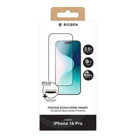 Verre trempé IPhone17/IPhone16 Pro - 2,5D - SmartFrame