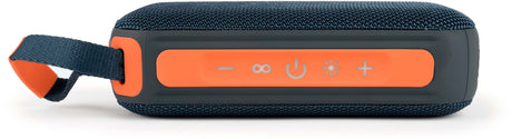 Enceinte bluetooth lumineuse - BIGBEN PARTY - Bleu et orange