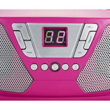 Lecteur Radio CD Portable - BIGBEN INTERACTIVE - CD60RSSTICK - Rose + Stickers