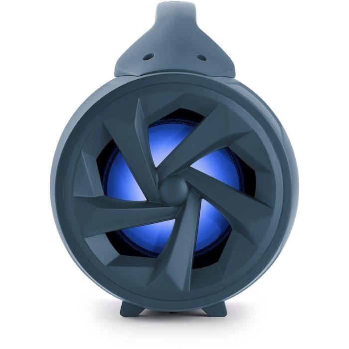 Enceinte lumineuse sans fil - BIGBEN PARTYBTLITEDB - Bluetooth - Micro inclus - Effets lumineux - 50W - Dark blue