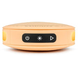 BIGBEN Party - Enceinte Bluetooth ronde avec dragonne et effets lumineux - 15W - Orange Pastel