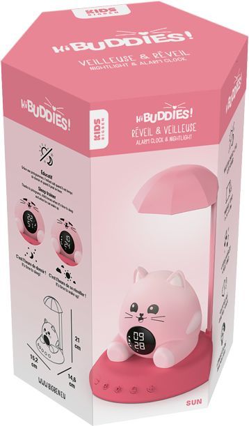 Réveil avec veilleuse - BIGBEN KIDS - Chat