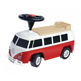 Smoby - Porteur Volkswagen Van Rouge - Coffre de rangement + Volant directionnel - 26L x 30l x 60H - DÈs 18 mois